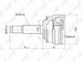 CO-1810 LYNXauto Шарнирный комплект, приводной вал (фото 1)
