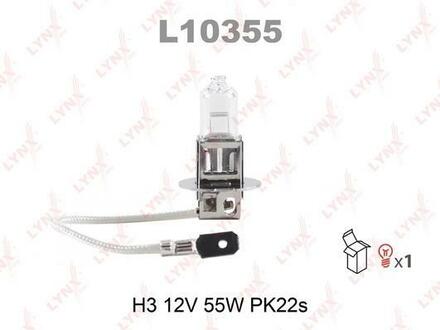 L10355 LYNXauto Лампа галогеновая H3