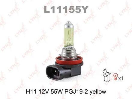 L11155Y LYNXauto Лампа галогеновая H11