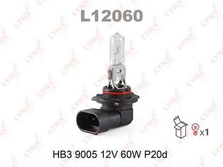 L12060 LYNXauto Лампа галогеновая HB3