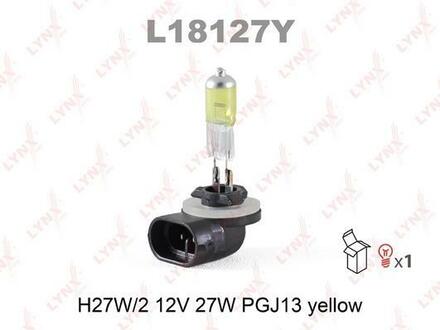 L18127Y LYNXauto Лампа галогеновая H27/2