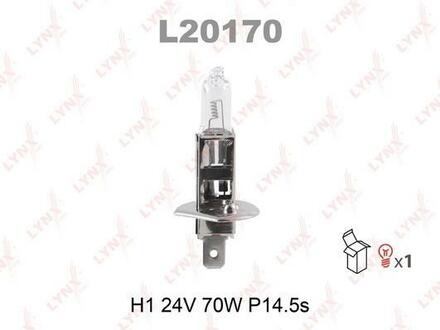 L20170 LYNXauto Лампа галогеновая H1
