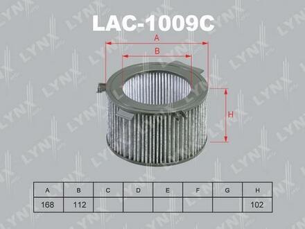 LAC-1009C LYNXauto Фильтр воздушный салонный