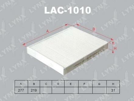 LAC-1010 LYNXauto Фильтр воздушный салонный