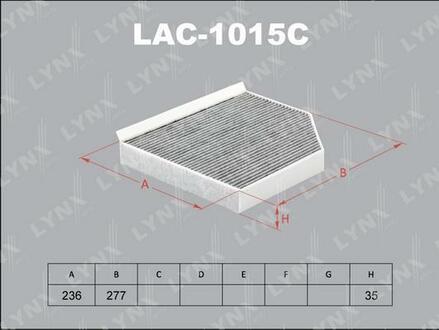 LAC-1015C LYNXauto Фильтр салонный угольный
