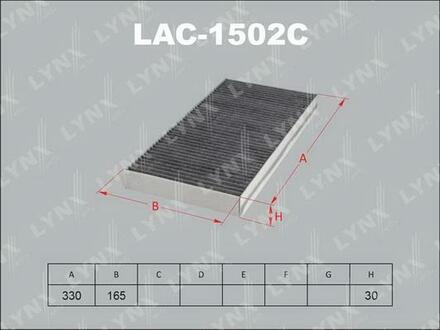 LAC-1502C LYNXauto Фильтр салонный угольный