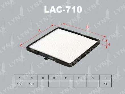 LAC-710 LYNXauto Фильтр салонный