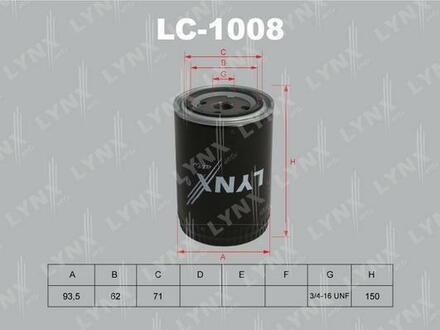 LC-1008 LYNXauto Фильтр масляный