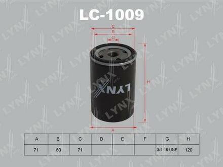 LC-1009 LYNXauto Фильтр масляный