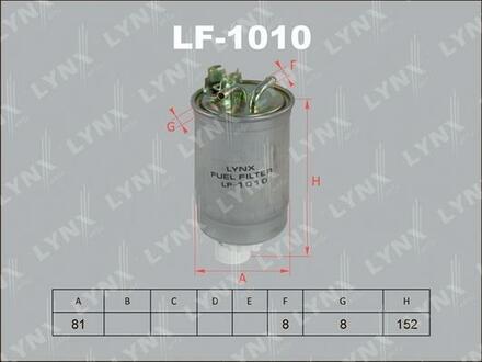 LF1010 LYNXauto Топливный фильтр