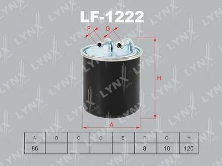 LF-1222 LYNXauto Фильтр топливный