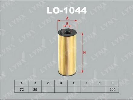 LO-1044 LYNXauto Фильтр масляный