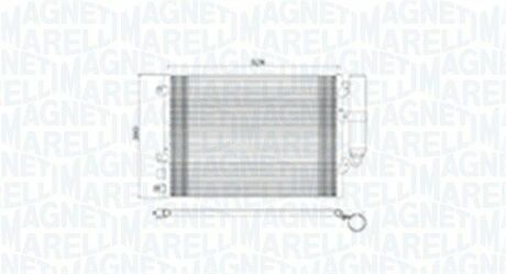 350203893000 MAGNETI MARELLI BC893 Радиатор кондиционера Dacia Logan/Lada Largus 1.4/1.6 06-