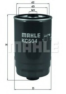 KC504 MAHLE / KNECHT Фильтр топливный