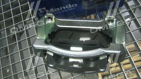 EX581102B700 MANDO EX581102B700_суппорт тормозной перед.левый! с колодками Mando d.45\ Hyundai Santa Fe 2.7/2.2CRDi 05>