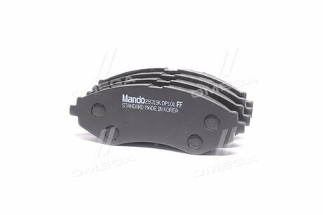 MPD03 MANDO Комплект тормозных колодок, дисковый тормоз
