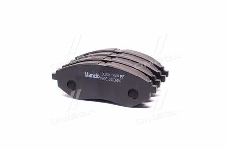 MPD16 MANDO Колодки тормозные дисковые передн Daewoo Kalos 1.2i/1.4i 02>