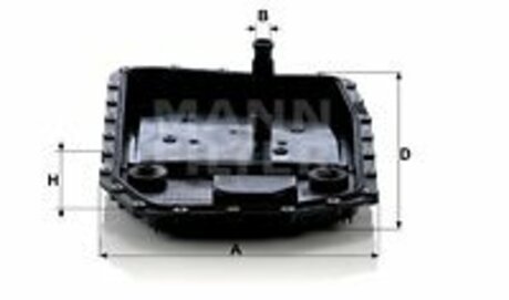 H 50 001 MANN Масляный фильтр MANN H50001 24117571217 BMW All 03- (АКП ZF6HP19Z)