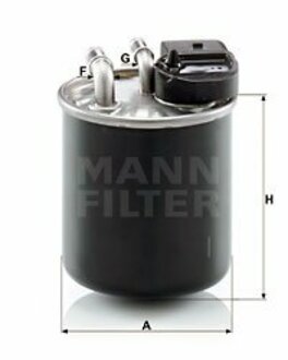 WK820/20 MANN Фильтр топливный (Чехия)