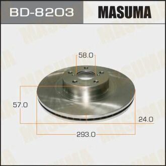 BD-8203 MASUMA BD-8203_диск тормозной передний!\ Subaru Impreza 2.0T 94>