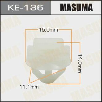 KE136 MASUMA KE-136_клипса!\PEUGEOT 206 98>/