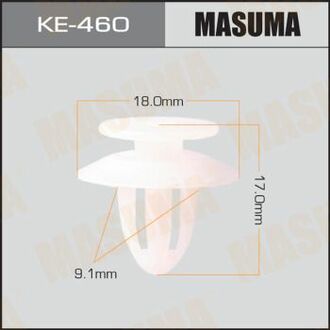KE-460 MASUMA KE-460_клипса вставная! (пл)\ BMW E81/E82/E87/E88/F20/F21/F22/E46/E90, Audi A3 03-12