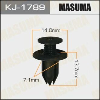 KJ1789 MASUMA KJ-1789_клипса!\ Honda Accord/Civic, Subaru Impreza/Legacy/Forester, Toyota Avensis Verso 90>