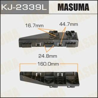 KJ-2339L MASUMA KJ-2339L_кронштейн зад. бампера! левый\ Toyota Corolla 00-07