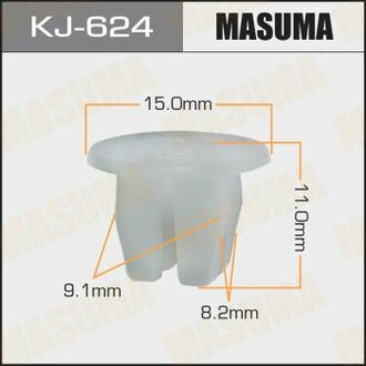 KJ-624 MASUMA KJ-624_клипса!\ Mitsubishi L200/Galant/Pajero,Nissan Terrano/Tiida/Primera 90>