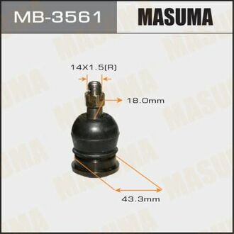 MB3561 MASUMA MB-3561_опора шаровая верхняя!\ Toyota 4 Runner 95-02