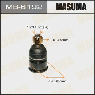 MB-6192 MASUMA MB-6192_опора шаровая !переднего нижнего рычага\ Honda Civic 91>