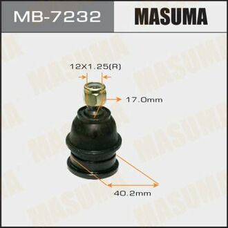 MB-7232 MASUMA MB-7232_опора шаровая!\ Mitsubishi Colt/Lancer 91>
