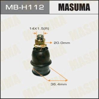 MB-H112 MASUMA MB-H112_опора шаровая нижняя!\ Honda Jazz GE6/GE8/GG1 09>