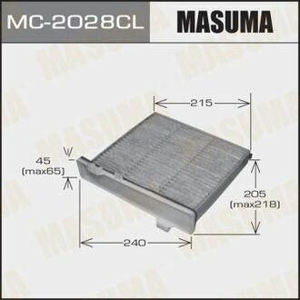 MC-2028CL MASUMA MC-2028CL_фильтр салона! LHD, угольный\ Mitsubishi Pajero 3.2D/3.5 V6 00>