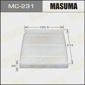 MC-231 MASUMA MC-231_фильтр салона!\ Toyota Yaris/RAV4/Auris 1.0-2.2D 06>