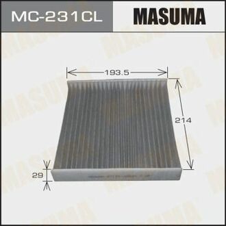 MC231CL MASUMA MC-231CL_фильтр салона! угольный\ Lexus IS250 05>,Toyota RAV4 01>/Corolla 02>/Yaris 99>