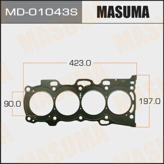 MD-01043S MASUMA MD-01043S_прокладка ГБЦ!\ Toyota Previa/Camry 2.4 16V DOHC 00>