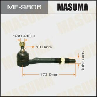ME-9806 MASUMA ME-9806_наконечник рулевой!\ Toyota RAV4 2.0/2.2D-4D 06>