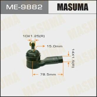 ME-9882 MASUMA ME-9882_наконечник рулевой!\ Mitsubishi Outlander/Lancer 07>