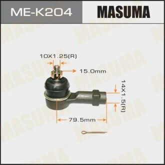MEK204 MASUMA MEK204_наконечник рулевой!\ Hyundai Accent/Lantra 99>