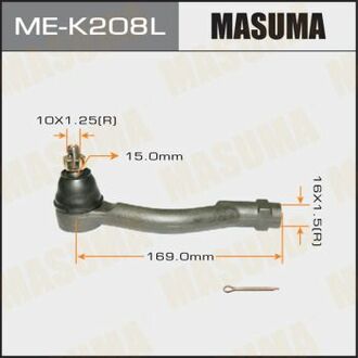 ME-K208L MASUMA MEK208L_наконечник рулевой левый!\ Hyundai Tucson, KIA Sportage 2.0/2.7/2.0CRDi 04>
