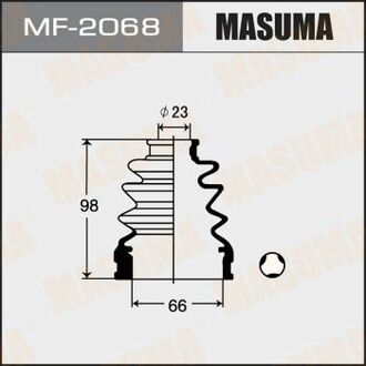 MF-2068 MASUMA MF-2068_пыльник ШРУСа!\ Toyota Tercel 1.3/Wagon 1.5 79-88