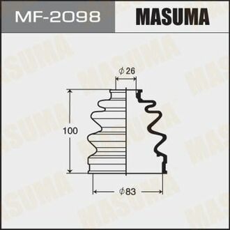 MF2098 MASUMA MF-2098_пыльник ШРУСа наружного!\ Hyundai Santa Fe/Sonata/XG 2.0-2.5 98>