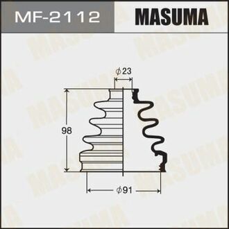 MF-2112 MASUMA MF-2112_пыльник ШРУСа наружного!\ Honda Accord/Prelude 1.8i-3.0i 89>