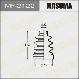 MF2122 MASUMA MF-2122_пыльник ШРУСа внутреннего!\ Hyundai Accent 1.3i, Mazda 323 1.5-1.7D 85>