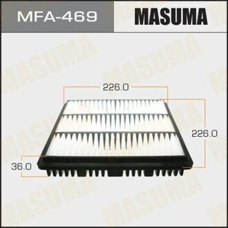 MFA-469 MASUMA MFA-469_фильтр воздушный!\ Mitsubishi Pajero/Sigma 2.4/3.0 90>