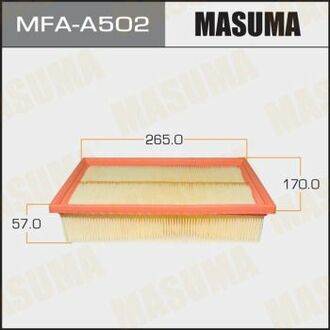 MFA-A502 MASUMA MFA-A502_фильтр воздушный!\ Ford Focus/C-Max 1.6TDCi 03>, Volvo S40/V50 1.6D 05>