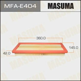 MFA-E404 MASUMA MFA-E404_фильтр воздушный! замена CA11096\ Peugeot 207/3081.6 07>