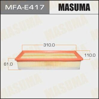 MFA-E417 MASUMA MFA-E417_фильтр воздушный!\ Citroen C3 1.4HDi 16V 02> / Xsara Picasso 1.6HDi 16V 04>