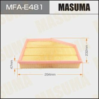 MFA-E481 MASUMA MFA-E481_фильтр воздушный!\ BMW E60/E61 2.0i/2.5i/3.0i & Touring 03>